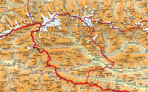 Alle karten werden in einer pappröhre (97 x 5 x 5 cm) verschickt. Landkarte Osttirol | Kleve Landkarte