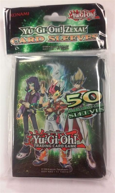 Konami Yu Gi Oh Size Zexal Deck Protectors 15 Pack Box 50 Ct Packs