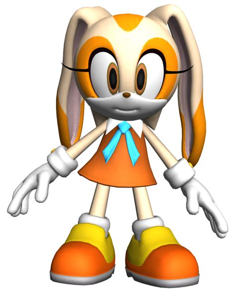 Cream The Rabbit Sonic 3d Figure Video Game Sonic The Hedgehog Disney Characters Fictional