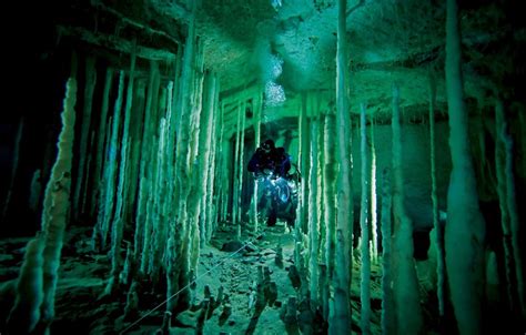 Underwater Cave Cuevas Submarinas Agujero Azul Buceo En Cuevas