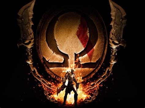 God Of War Omega Symbol Wallpaper