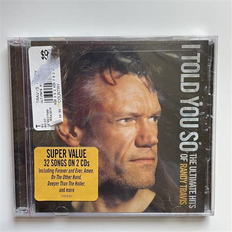 Randy Travis I Told You So The Ultimate Hits Of Randy Travis New Cd