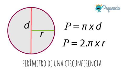 Cómo Calcular El Perímetro De Una Circunferencia Pequeocio