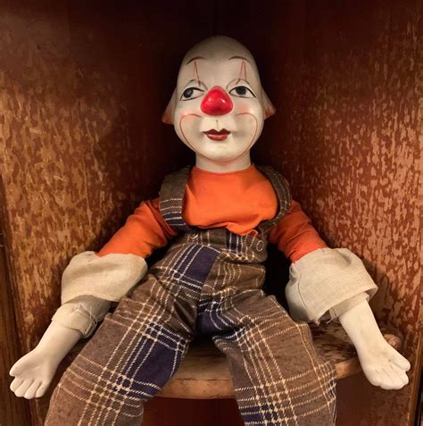 Creepy Clown Doll Killer Clown Demon Clown Horror Doll 21 Etsy
