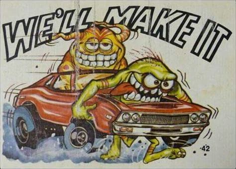 Pin By Erik Hotfootgt On Rat Fink Style 1957 Chevy Bel Air Comic