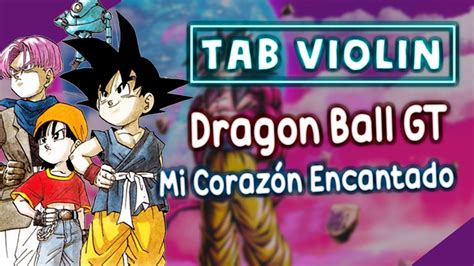 Dragon Ball GT Mi Corazón Encantado Violín Tutorial Tab Tutorial