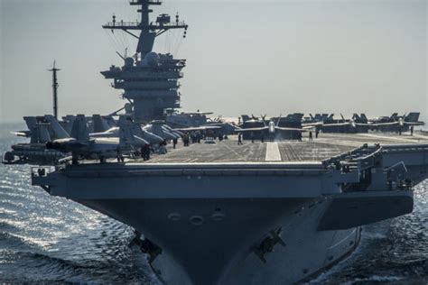 Us Navy Aircraft Carrier Fleet Deploys Rgb Spectrums Multi Image