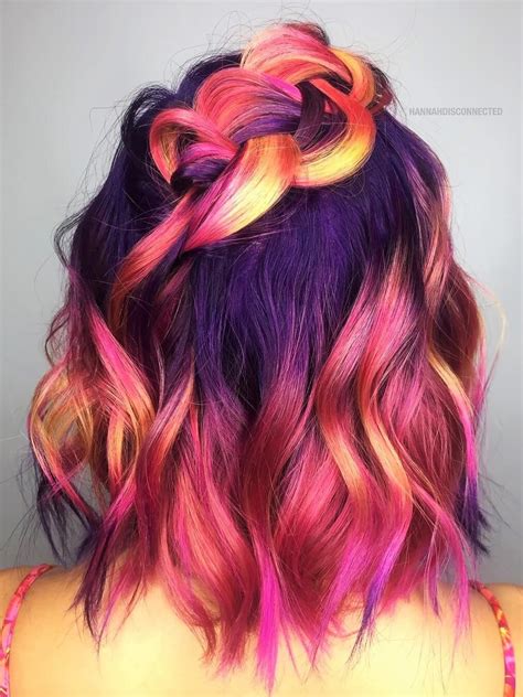 32 Cute Dyed Haircuts To Try Right Now Hair Styles Cool