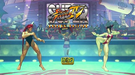Cviper Vs Juri Bikini Fight Super Street Fighter Iv Arcade Edition