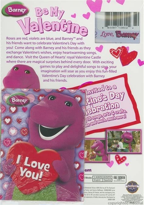 Barney Be My Valentine Dvd Dvd Empire