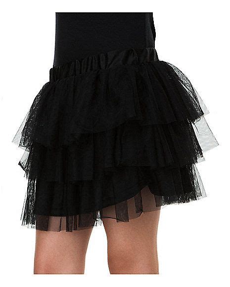 Ruffle Skirt Black Tutu Skirt Women Black