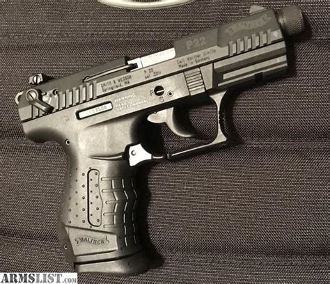 Armslist For Saletrade Walther P22 With Threaded Barrel