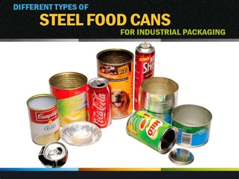 Some type of glass for packaging. Types of Steel Food Cans for Industrial Packaging