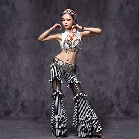 Buy 2018 Tribal Belly Dance Clothes 3pcs Outfit Sexy