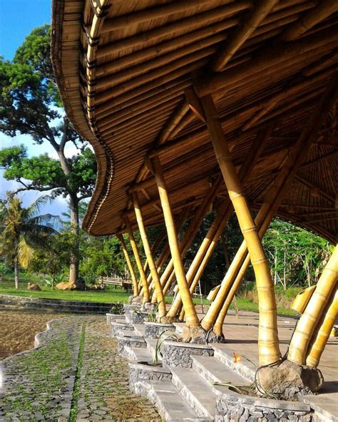 Beautiful Bamboo Columns Bamboo Roof Bamboo Architecture Studio Wna