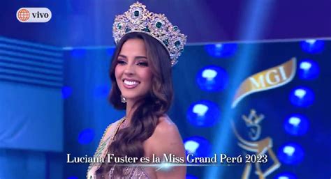 Luciana Fuster Se Coronó Como Miss Grand Perú 2023 “prometo No Decepcionarlos” Infobae
