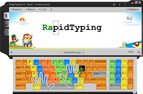 This tool was originally created by typing master, inc. Typing Tutor: Screen Shots. Main window