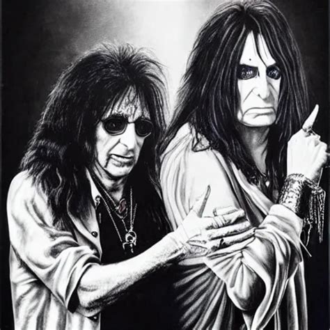 Alice Cooper And Ozzy Osbourne In The Style Of Stable Diffusion Openart
