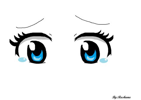 Crying Anime Eyes By Rashanacooke24 On Deviantart