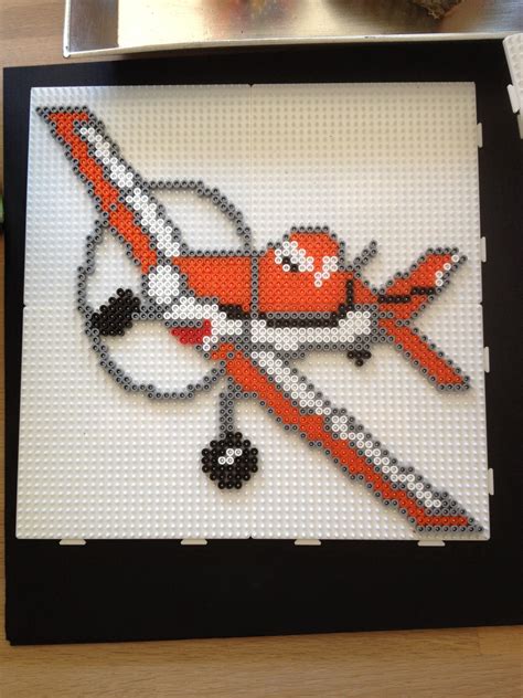 Perler Bead Airplane Pattern