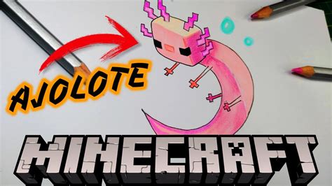 Como Dibujar Al Ajolote De Minecraft Que Es El Ajolote De Minecraft Cls Artz Youtube