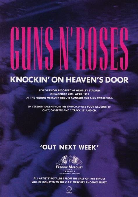 Guns N Roses Knockin On Heavens Door Poster Print Prints4u