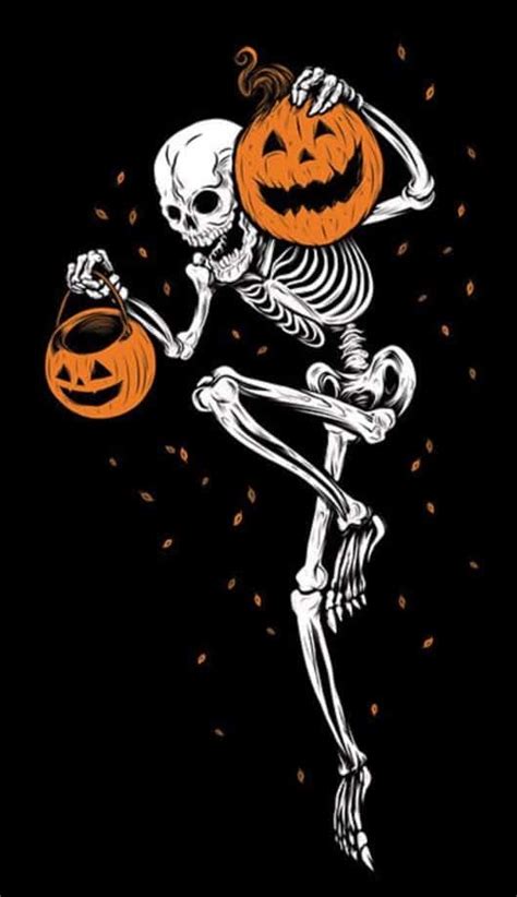 Halloween Lockscreen Skeleton