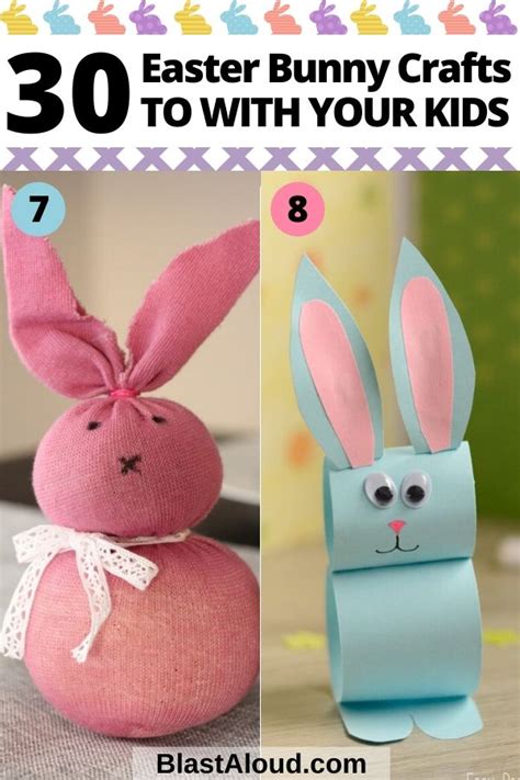 30 Adorably Cute Easter Bunny Crafts For Kids To Make This Year