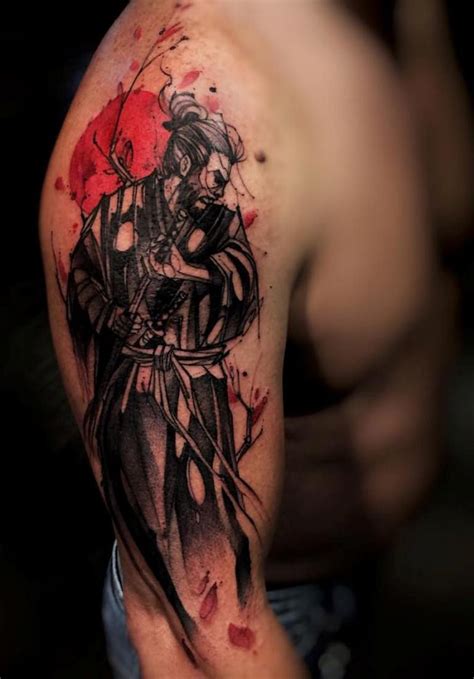 Tatuagem Samurai Força Tradição E Vários Estilos Amo Tatuagem