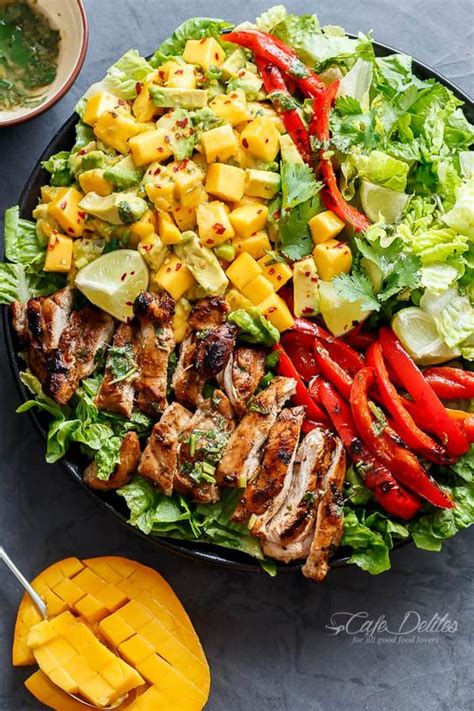 And the good news is it's so light and flavorful you. Cilantro Lime Chicken Salad + Mango Avocado Salsa - Betty ...