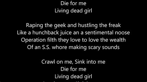 Living Dead Girl Rob Zombie Lyrics