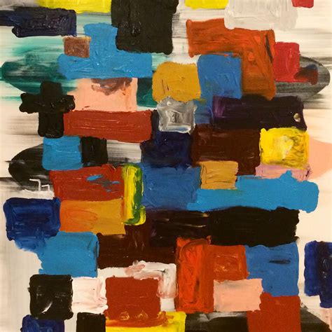 Color Block Painting Abstract Painting Art