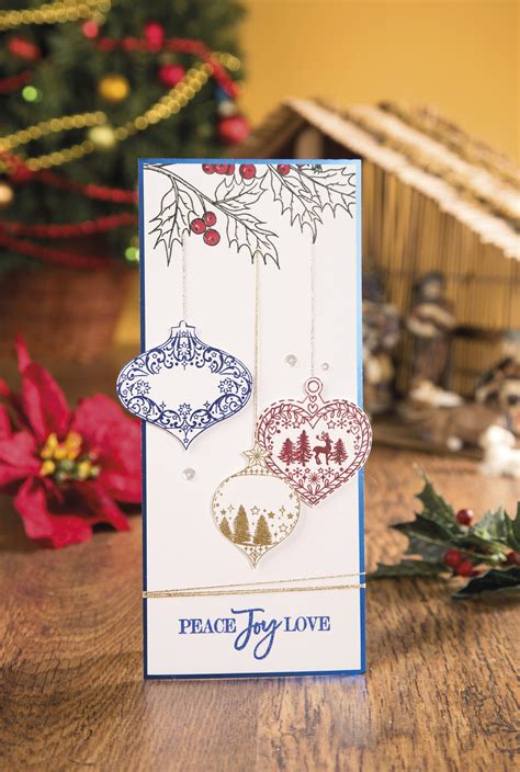 Peace Joy Love Christmas Card