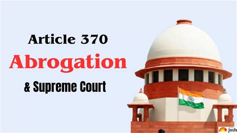 Explainer What Is The Meaning Of Abrogation Of Article 370 In Kashmir
