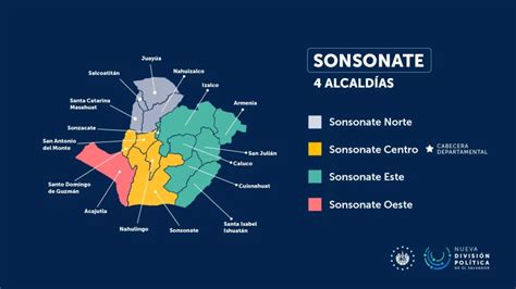 Municipios De El Salvador Mapas Por Departamento