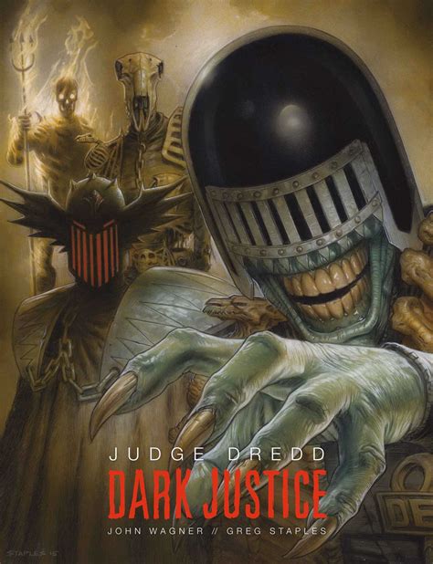 Judge Dredd Dark Justice Book By John Wagner Greg Staples