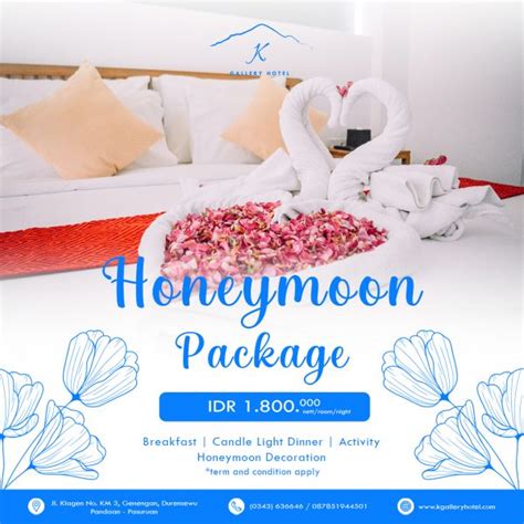 Honeymoon Package K Gallery Hotel