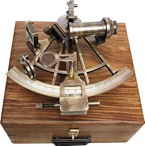 a s handicrafts large size maritime antiques marine captain sextant working astrolabe instrument