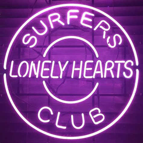 Custom Surpers Lonely Hearts Club Neon Sign Real Neon Light Custom