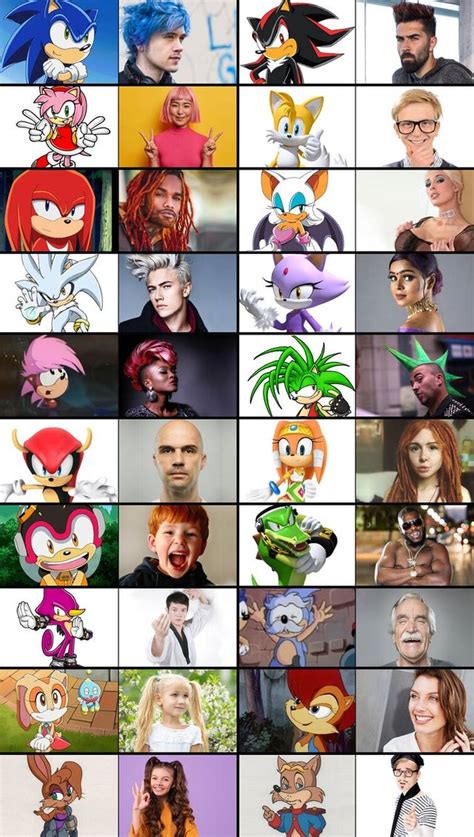 Real Life Sonic Characters