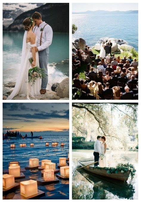 72 Gorgeous And Relaxed Lake Wedding Ideas Lake Theme Wedding Lakeside Wedding Lake Wedding
