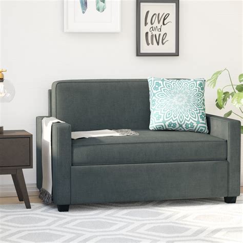 You'll find leather or fabric options, corner sofa beds, ones where you can choose your mattress, ones with hidden storage and ones with covers you can remove to keep clean. Mercury Row Cabell Twin Sleeper Sofa & Reviews | Wayfair