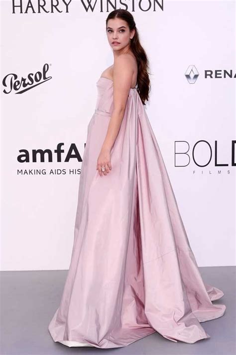 Barbara Palvin Pink Strapless Pageant Princess Ball Gown Amfar Gala