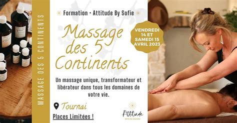 Formation Massage Des 5 Continents Tournai April 14 To April 15