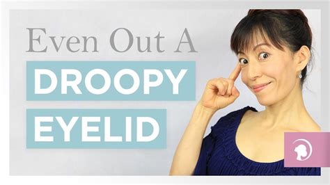 How To Even Out A Droopy Eyelid Youtube Face Yoga Face Yoga Method