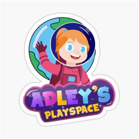 Adleys Playspace A For Adley Astronaut Sticker For Sale By Mazoria