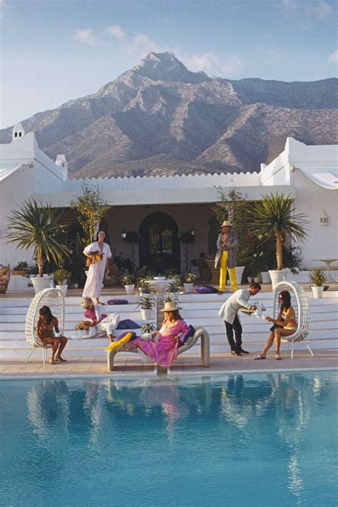 What To Wear To A Slim Aarons Party In Spain Slim Aarons Slim Aarons