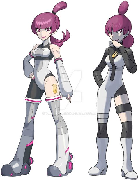 Pokemon Diamond Pearl Remake Team Galactic Jupiter By Vikthor01 On