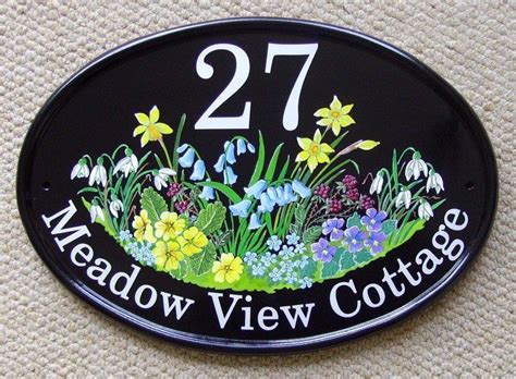 Hand Painted House Signs