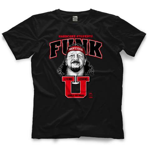 Terry Funk Funk U Black T Shirt